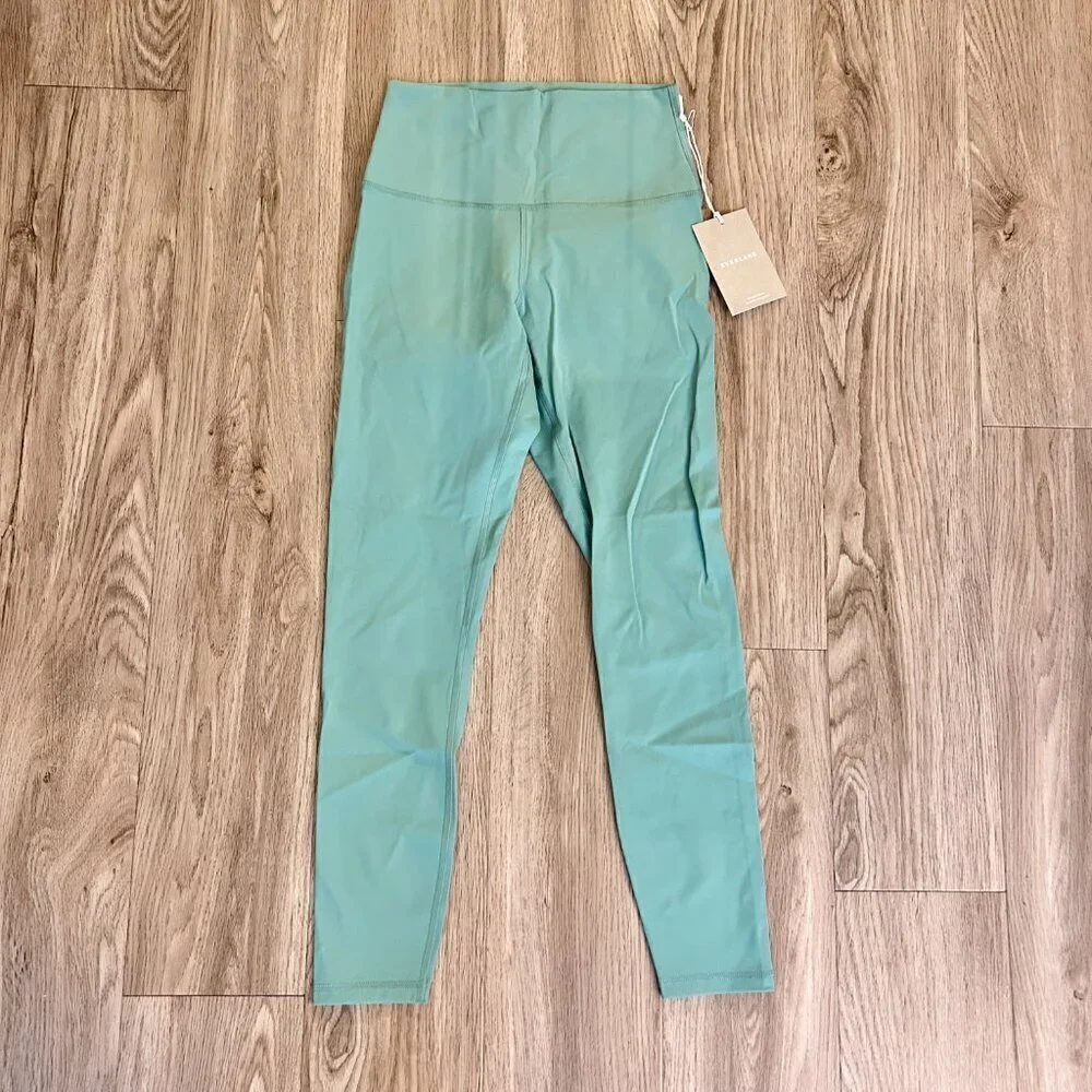 Everlane The Perform 24/7 High Rise Ankle Athletic Leggings Soft Green XS NWT